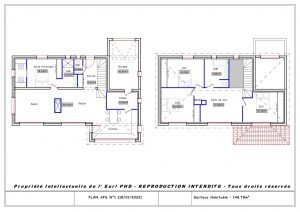 Plan d'une maison individuelle