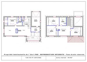 Plan d'une maison individuelle