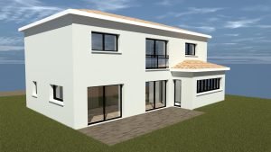 Plan de maison neuve en 3D